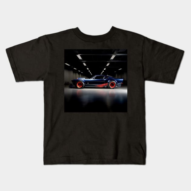 Motomuzi Custom Mustang⁣ Kids T-Shirt by Thomas-Mc